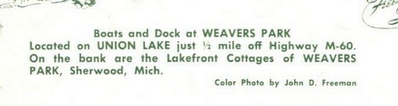 Weavers Park - Vintage Postcard (newer photo)